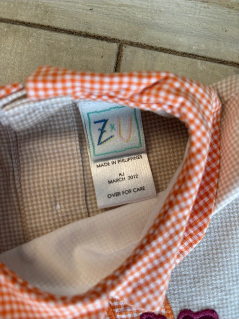ZU Boutique Tan Orange Pumpkin Fall Top & Bloomers Set 3 Months